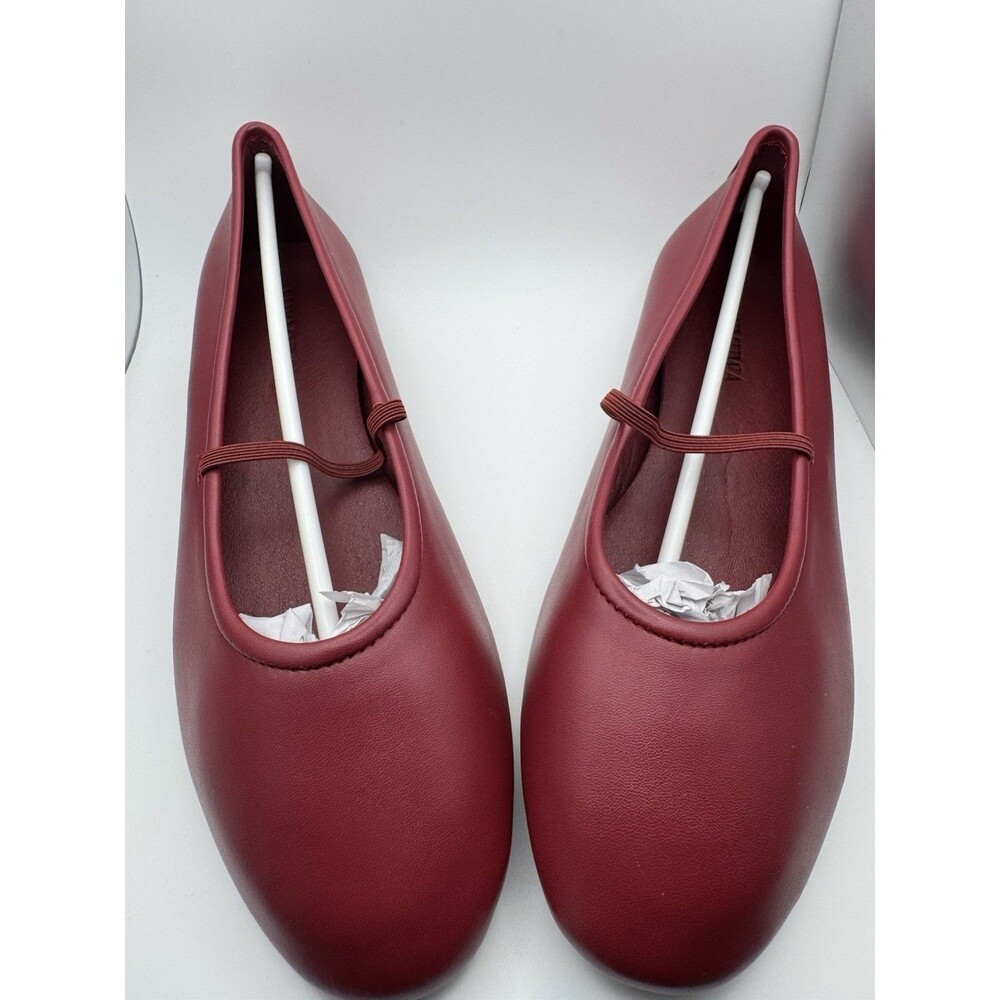 women s red mary jane ballet flats
